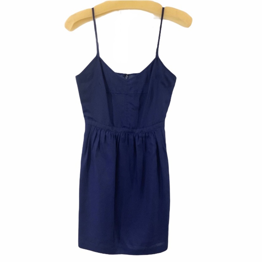 J. Crew Factory Navy Blue Cami Dress - Size 0
